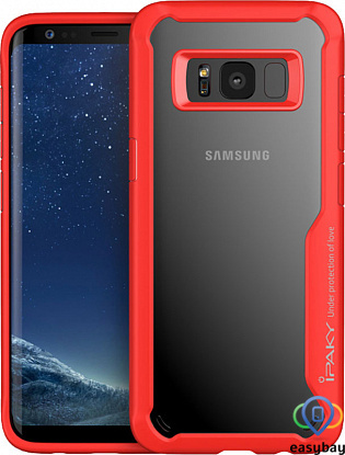 Чехол-накладка Ipaky Survival TPU Frame Injected Anti-Scratch Samsung Galaxy S8 Plus Red