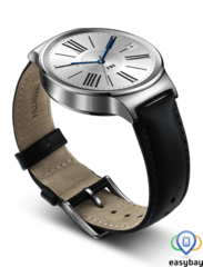 HUAWEI Watch (Stainless Steel with Black Leather Strap)