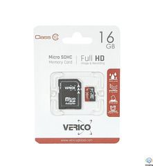 Verico MicroSDHC 16GB Class 10+SD adapter	