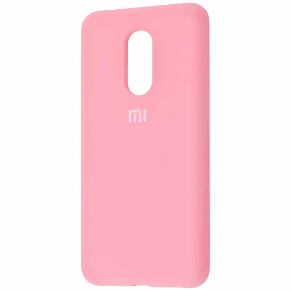 Чехол Silicone Case для Xiaomi Redmi 5 Plus Light Pink