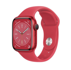 Смарт-часы Apple Watch Series 8 GPS 41mm PRODUCT RED Aluminum Case w. PRODUCT RED S. Band - M/L (MNUH3) 