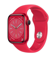Смарт-часы Apple Watch Series 8 GPS 45mm Product Red Aluminum Case w. Product Red S. Band M/L (MNUU3)