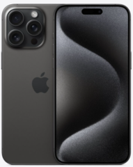 Смартфон Apple iPhone 15 Pro Max 256GB Dual SIM Black Titanium (MU2N3)