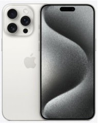 Смартфон Apple iPhone 15 Pro Max 256GB Dual SIM White Titanium (MU2P3)