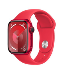 Смарт-годинник Apple Watch Series 9 GPS 45mm PRODUCT RED Alu. Case w. PRODUCT RED Sport Band - S/M (MRXJ3)