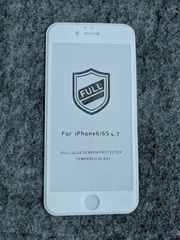 Защитное стекло iPaky iPhone 6/6S white 															