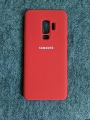 ЧЕХОЛ GALAXY S9+ (G965) SILICONE COVER RED (EF-PG965TREGRU)