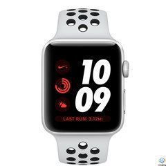 Apple Watch Nike+ Series 3 (GPS) 38mm Silver Aluminum w. Pure Platinum/BlackSport B. (MQKX2)