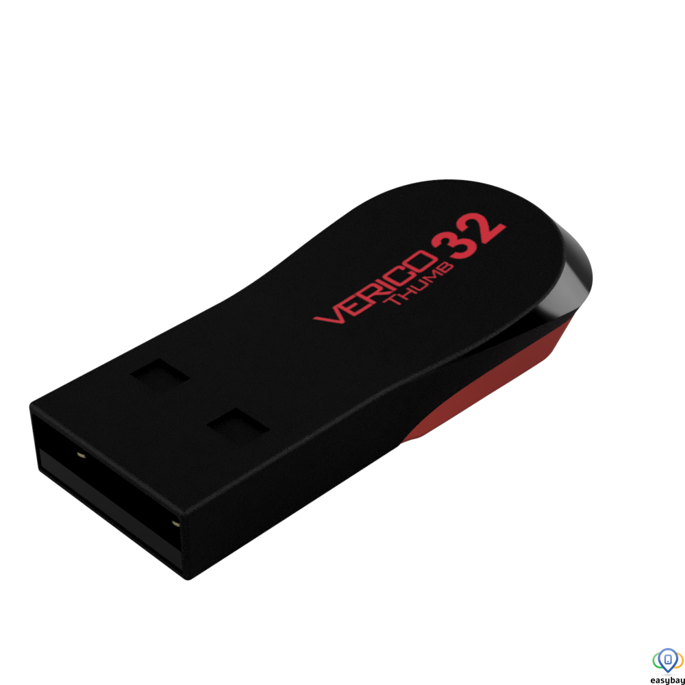 Verico USB 16Gb Thumb Black+Red	