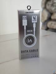 Дата кабель Jellico KDS-50 5A USB cable microUSB 1m white