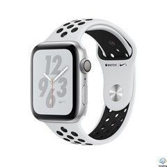 Apple Watch Nike+ Series 4 GPS 44mm Silver Alum. w. Platinum/Black Nike Sport b. Silver Alum. (MU6K2)
