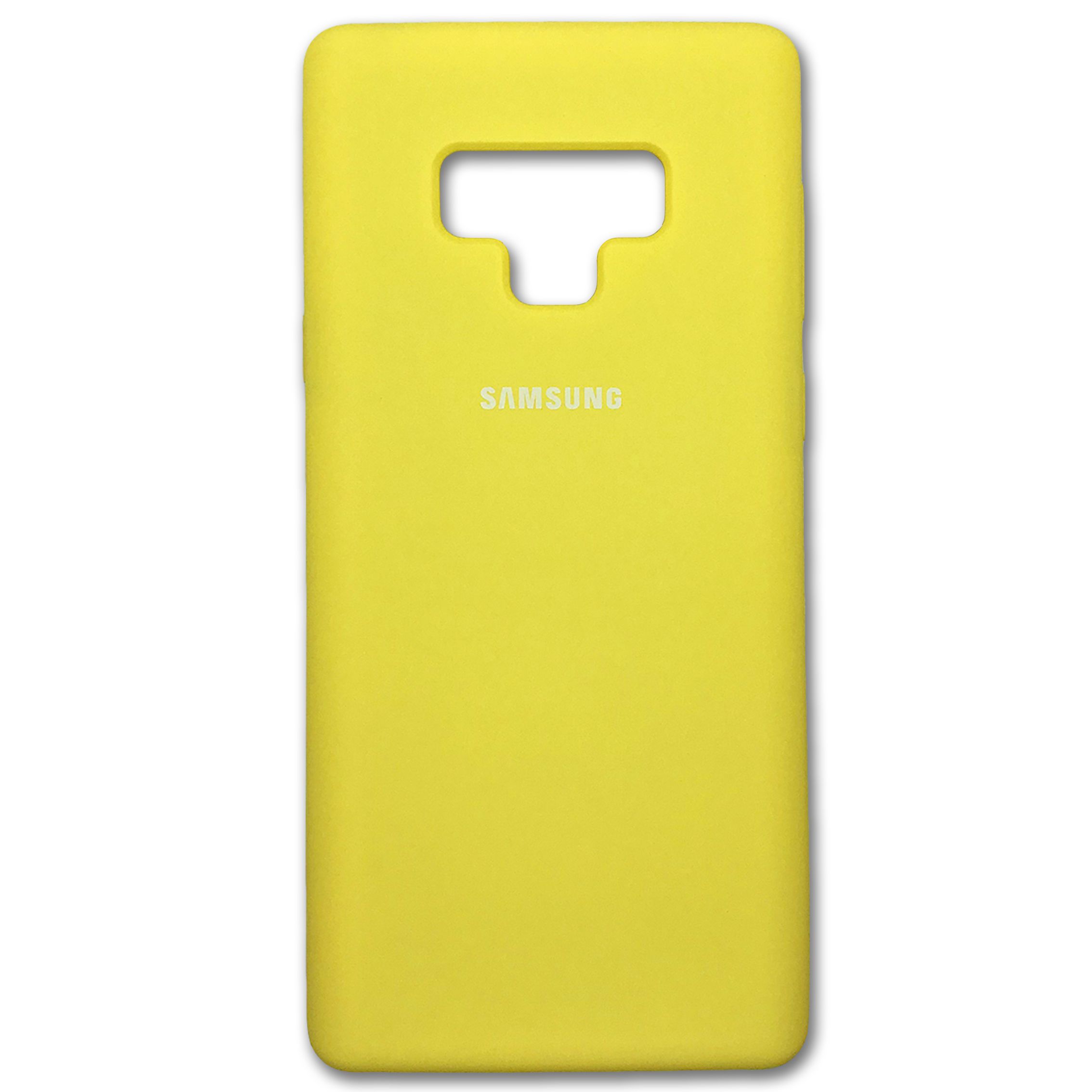 Чехол Silicone Cover for Samsung Note 9 Yellow