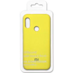 Чехол Silicone Cover for Xiaomi Redmi 6 pro / Mi A2 lite Yellow