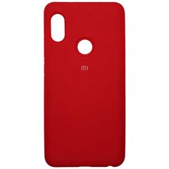 Чехол Silicone Case Full for Xiaomi Redmi Note 6 Pro Red