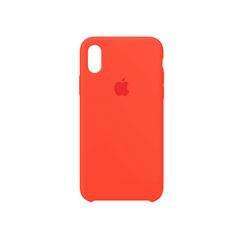 Чехол Silicone Case for iPhone X Spicy Orange