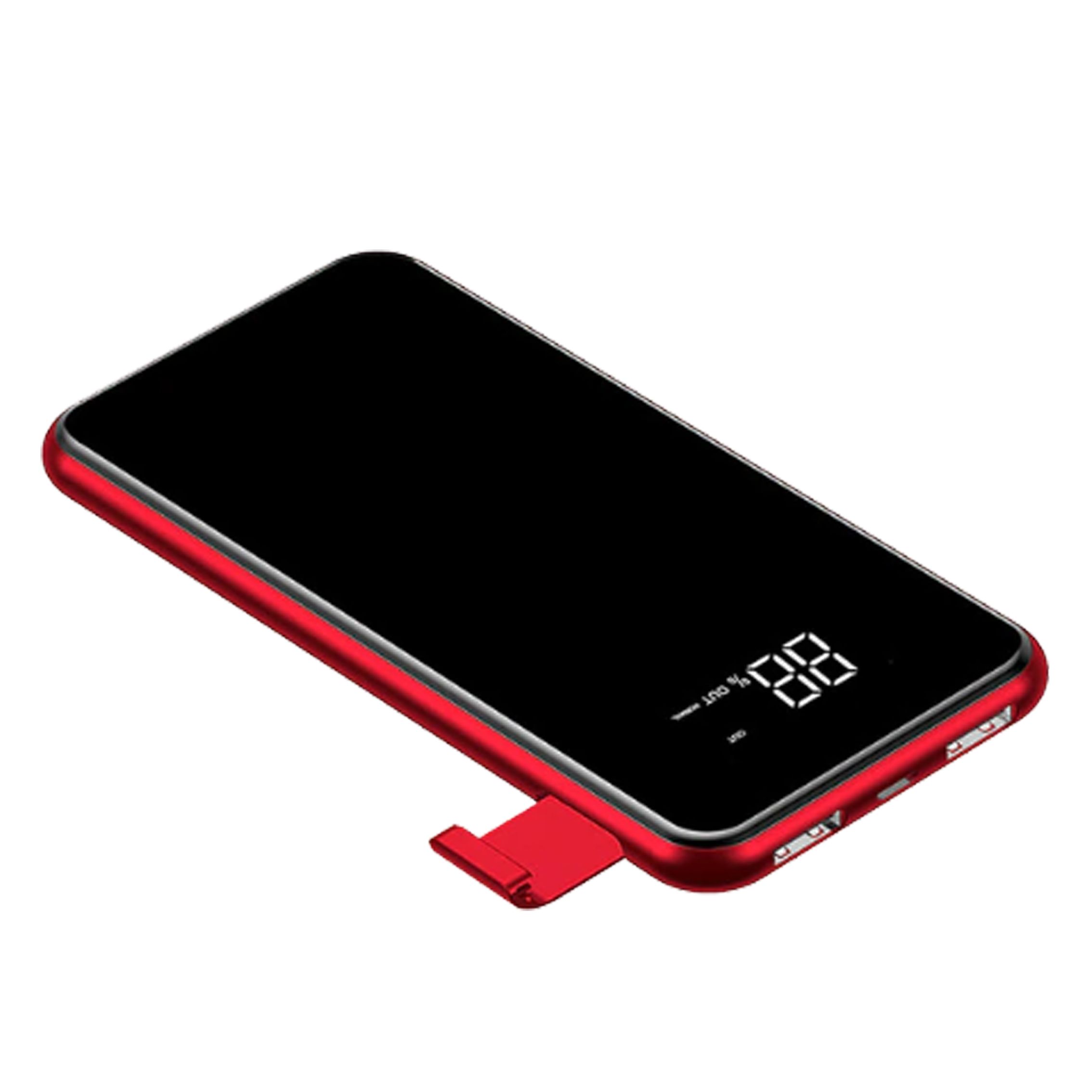 Power Bank BASEUS PREMIUM FULL screen bracket wireless 8000mAh (Беспроводной) Red