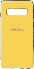Чехол-накладка TOTO Electroplate TPU Case Samsung Galaxy S10+ Yellow
