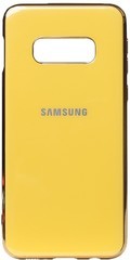 Чехол-накладка TOTO Electroplate TPU Case Samsung Galaxy S10e Yellow