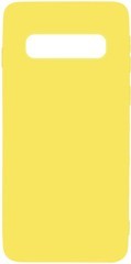 Чехол-накладка TOTO 1mm Matt TPU Case Samsung Galaxy S10+ Yellow