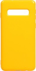 Чехол-накладка TOTO Mirror TPU 2mm Case Samsung Galaxy S10+ Yellow