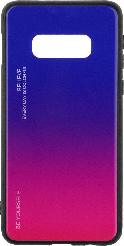 Чехол-накладка TOTO Gradient Glass Case Samsung Galaxy S10e Lilac