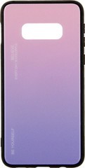 Чехол-накладка TOTO Gradient Glass Case Samsung Galaxy S10e Pink
