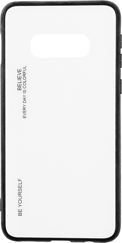 Чехол-накладка TOTO Gradient Glass Case Samsung Galaxy S10e White