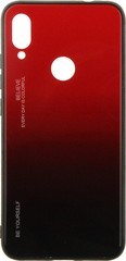 Чехол-накладка TOTO Gradient Glass Case Xiaomi Redmi Note 7 Красный