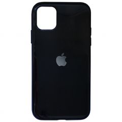 Чехол-накладка Soft GLASS iPhone 11 black				