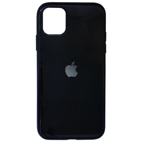 Чехол-накладка Soft GLASS iPhone 11 Pro black				