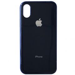 Чехол-накладка Soft GLASS iPhone X/XS black				