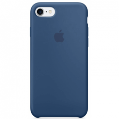 Чехол Silicone case 0.3mm for iPhone 7/8 Plus Blue