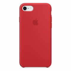 Чехол Silicone case for iPhone 6/6s red