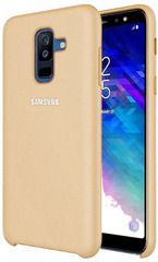 Чехол Silicone case для Samsung ДЛЯ GALAXY A6+ (A605F) Gold