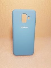 Чехол Silicone Case для Samsung A6 2018 Tahoe Blue