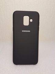 Чехол Silicone Case для Samsung A6 2018 Black