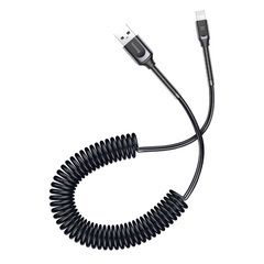 Дата кабель Baseus Double Spring (пружина) USB to Lightning 2A (1m) (Серый)
