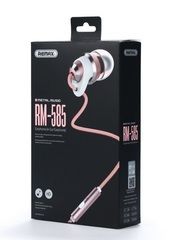 Наушники Remax RM-585 Metal Touching Earphone Pink