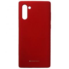 Накладка Mercury SILICONE CASE for Samsung Note 10 red