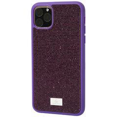 Чехол Bling World Grainy Diamonds для Apple iPhone 11 Pro Max Фиолетовый