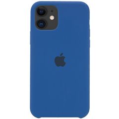Чехол Epik Silicone case для Apple iPhone 11 Синий / Navy Blue