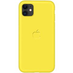 Чехол-накладка Epik Soft-touch logo series для Apple iPhone 11 Желтый / Yellow