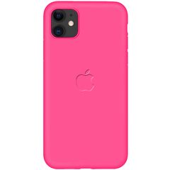 Чехол-накладка Epik Soft-touch logo series для Apple iPhone 11 Розовый  / Barbie pink