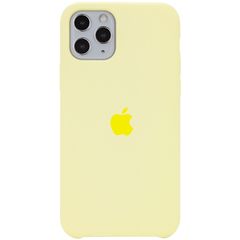 Чехол Silicone case A для Apple iPhone 11 Pro   Желтый / Yellow
