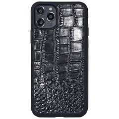 Кожаная накладка Epik Сrocodile leather series для Apple iPhone 11 Pro Max Черный