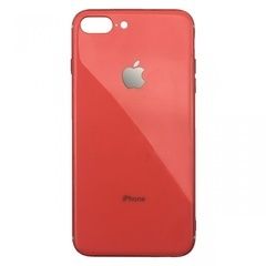 Накладка GLOSSY LOGO для Apple iPhone 7 plus / 8 plus Кораловый
