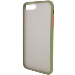 Чехол Epik Color Buttons Shield для Apple iPhone 7+ / 8+ Зеленый