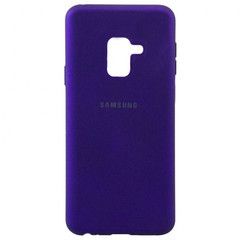 Чехол Silicone Case для Samsung A8 2018 Purple