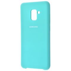 Чехол Silicone Case для Samsung A8 Plus 2018 Tahoe Blue