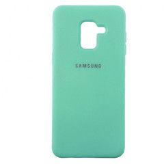 Чехол Silicone Case для Samsung A8 Plus 2018 Turquoise